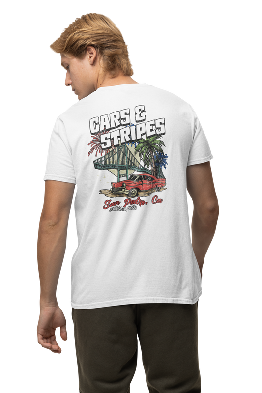 Cars & Stripes Shirt (White)