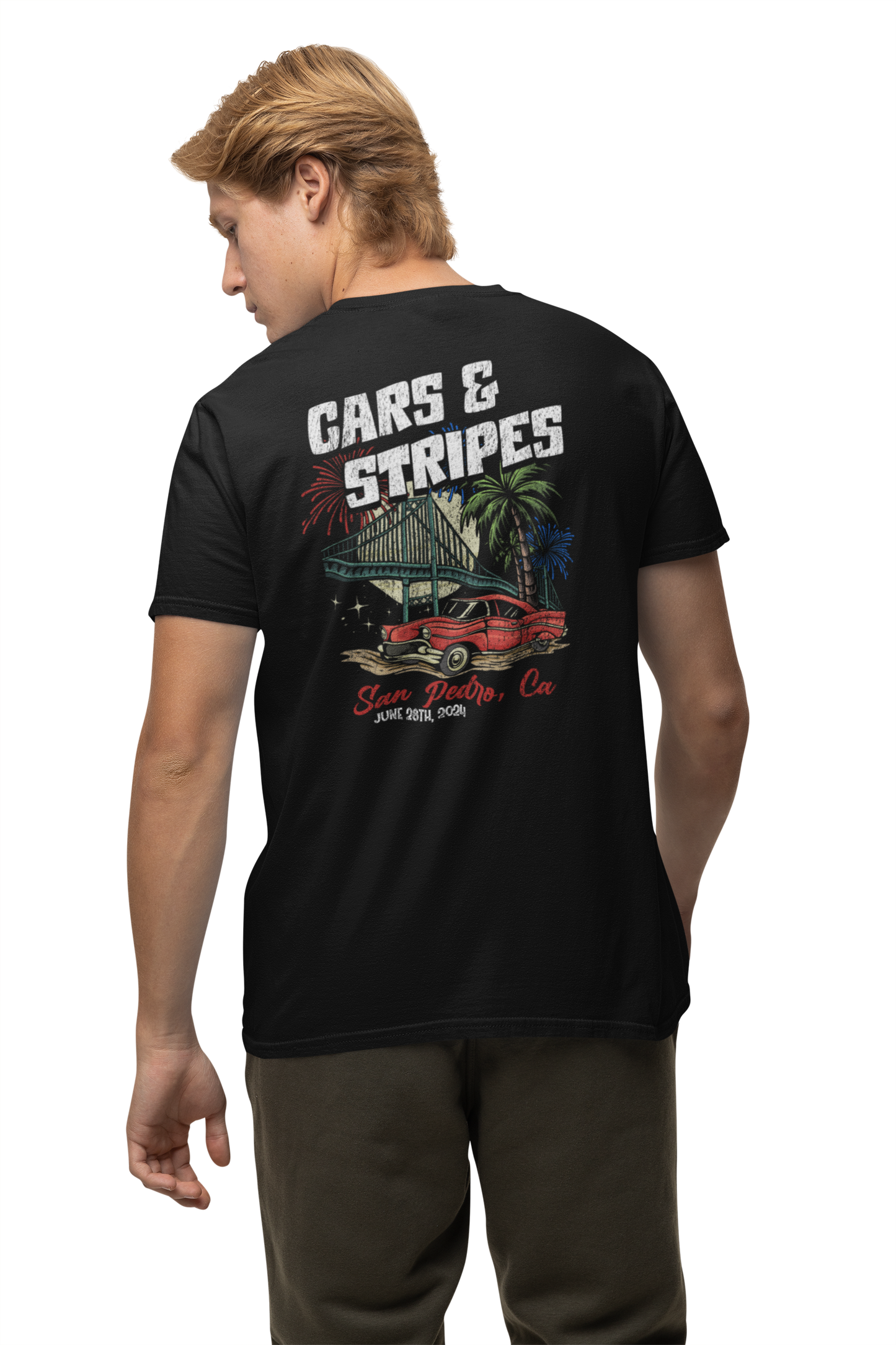 Cars & Stripes Shirt (Black)