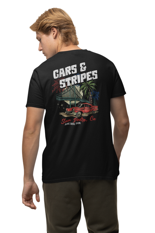 Cars & Stripes Shirt (Black)