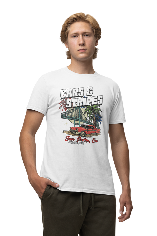 Cars & Stripes Shirt (Print on front)