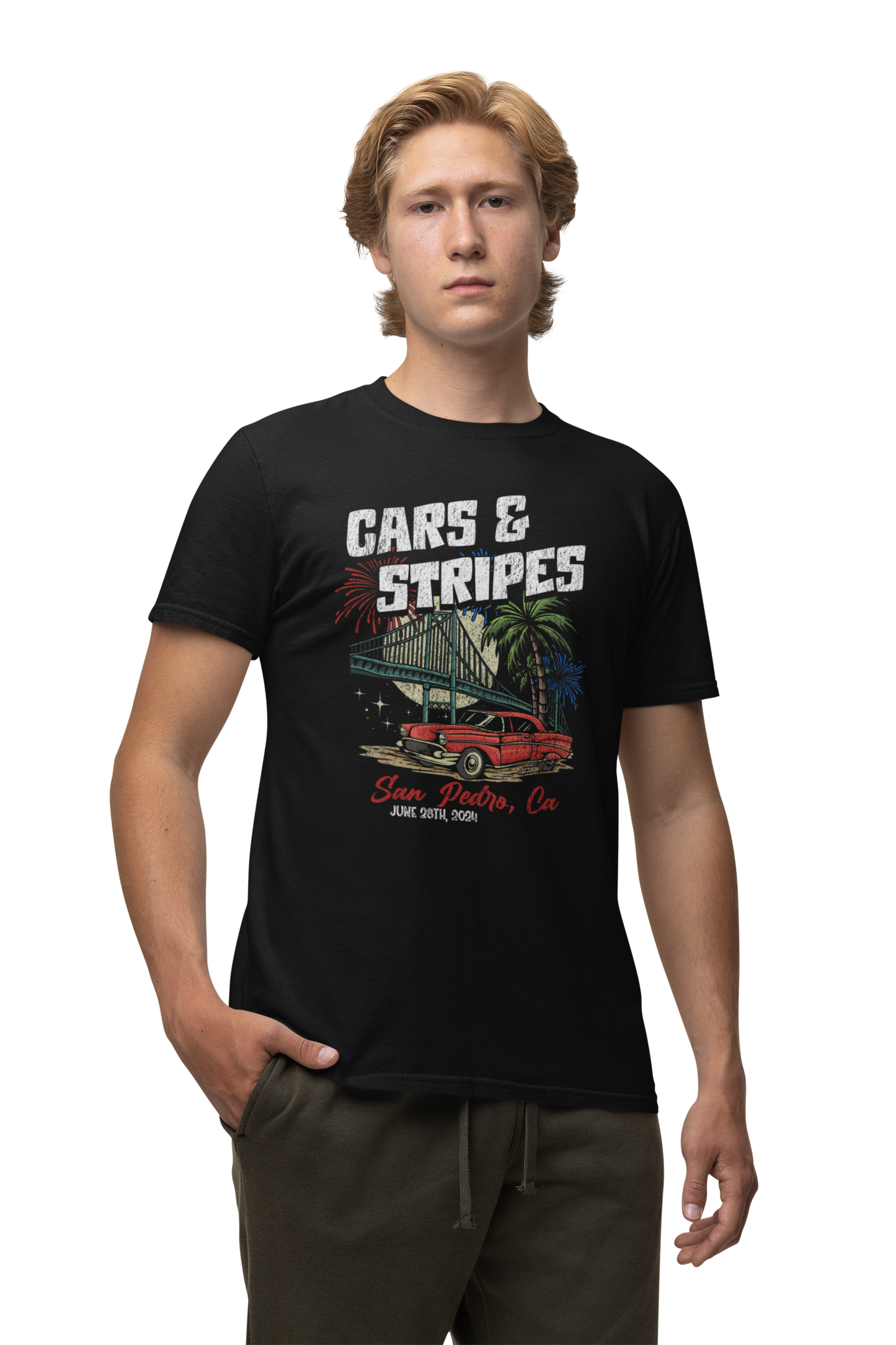 Cars & Stripes Shirt (Print on Front)