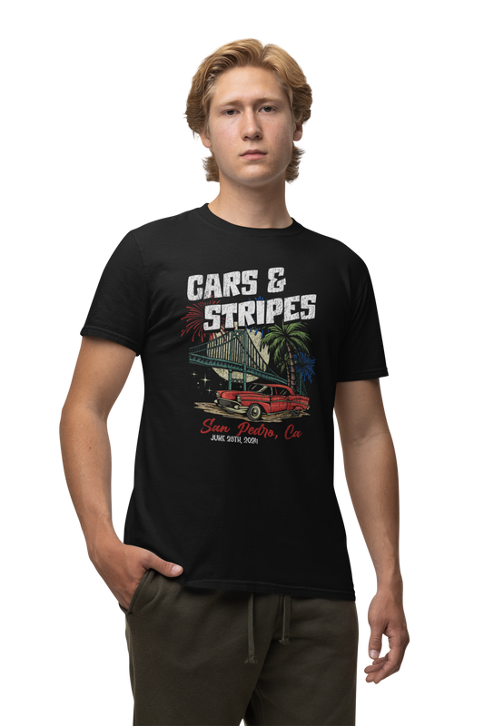 Cars & Stripes Shirt (Print on Front)